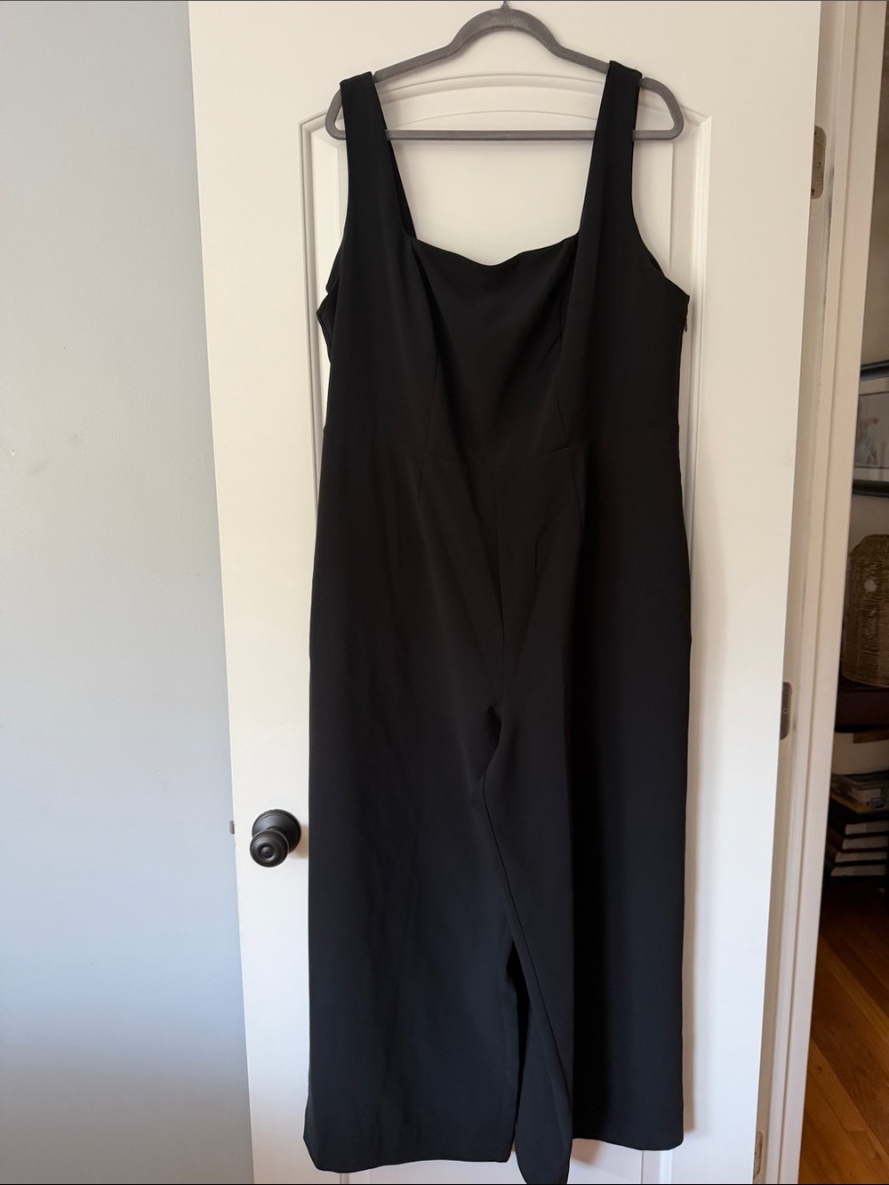 Black Wide-Leg Sleeveless Jumpsuit XXL